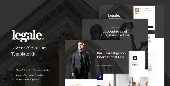 Legale – Lawyer & Law Firm Template Kit