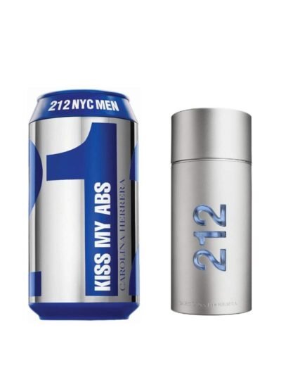 Carolina Herrera 212 Kiss My Abs Eau De Toilette For Men, 3.4 Ounce Collector Edition 2019